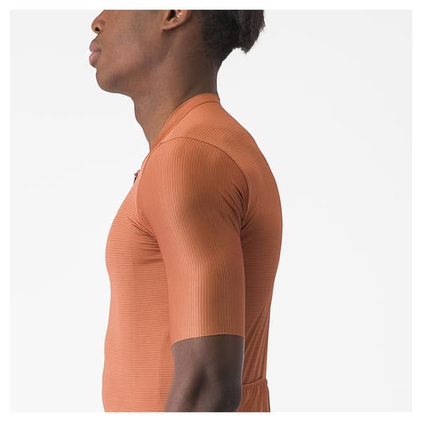 Castelli Kortærmet Trøje Espresso Orange L Mand