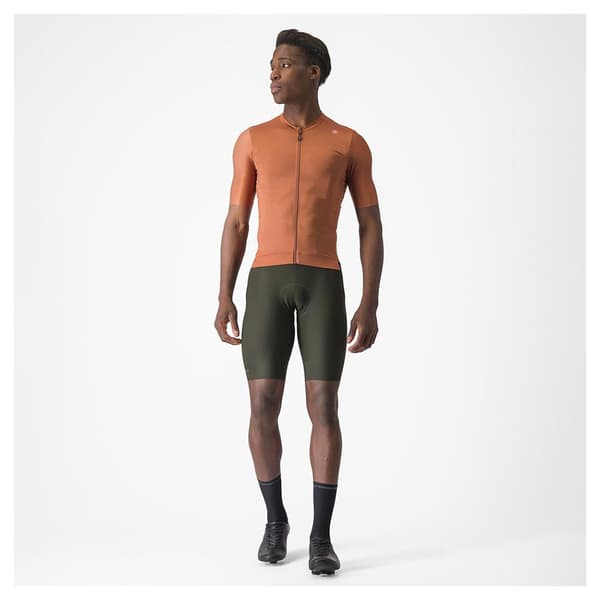 Castelli Kortærmet Trøje Espresso Orange L Mand