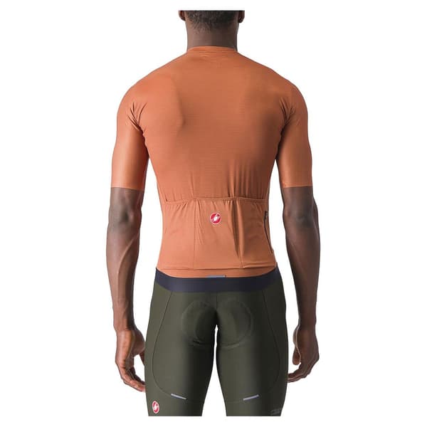 Castelli Kortærmet Trøje Espresso Orange L Mand