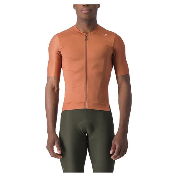 Castelli Kortærmet Trøje Espresso Orange L Mand