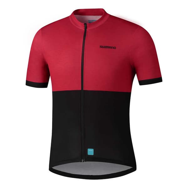 Shimano Kortärmad Tröja Element Röd M Man
