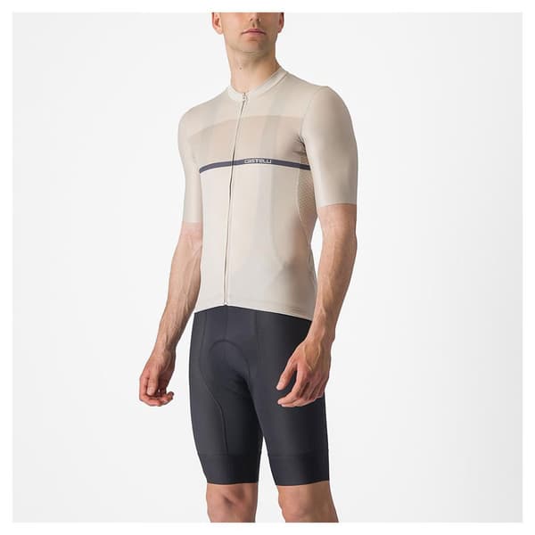 Castelli Lyhythihainen Jersey Tradizione Beige L Mies