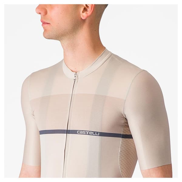 Castelli Lyhythihainen Jersey Tradizione Beige L Mies