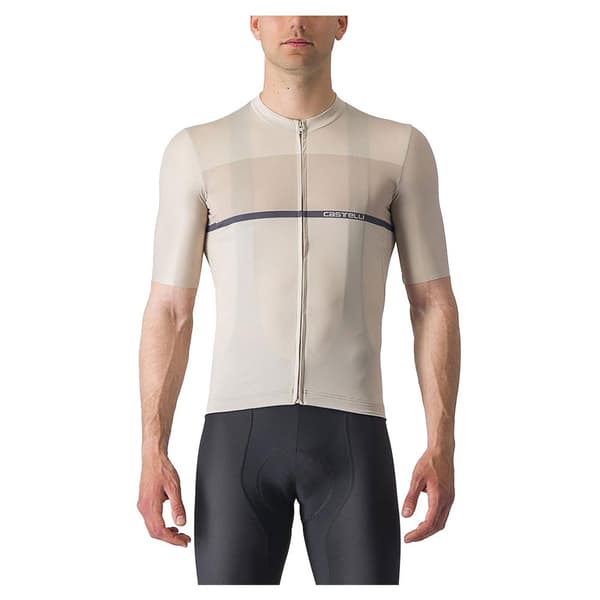 Castelli Lyhythihainen Jersey Tradizione Beige L Mies