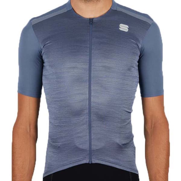 Sportful Kortærmet Jersey Supergiara Blå 2XL Mand