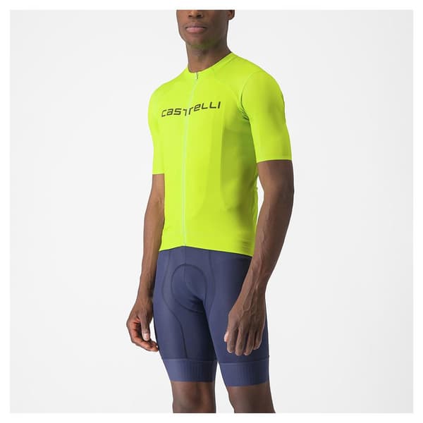 Castelli Lyhythihainen Jersey Prologo Lite Keltainen M Mies