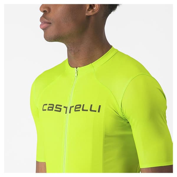 Castelli Lyhythihainen Jersey Prologo Lite Keltainen M Mies