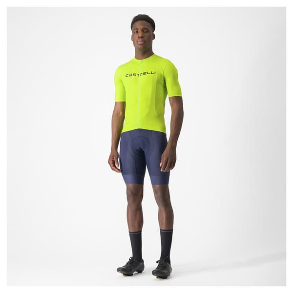 Castelli Lyhythihainen Jersey Prologo Lite Keltainen M Mies