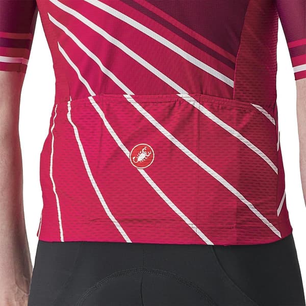 Castelli Kortærmet Trøje Speed Strada Rød M Mand