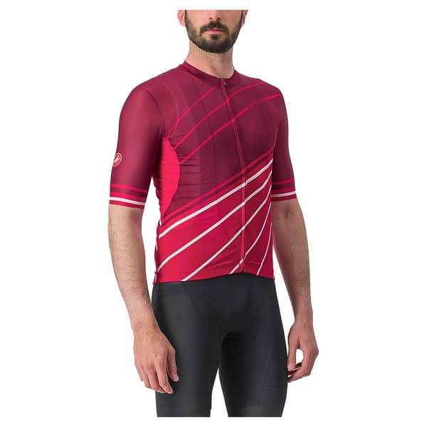 Castelli Kortærmet Trøje Speed Strada Rød M Mand