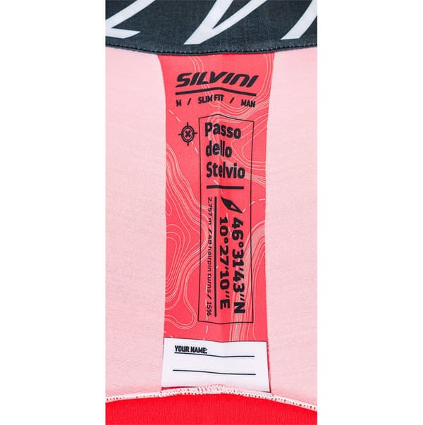 Silvini Kortärmad Tröja Stelvio Orange 3XL Man