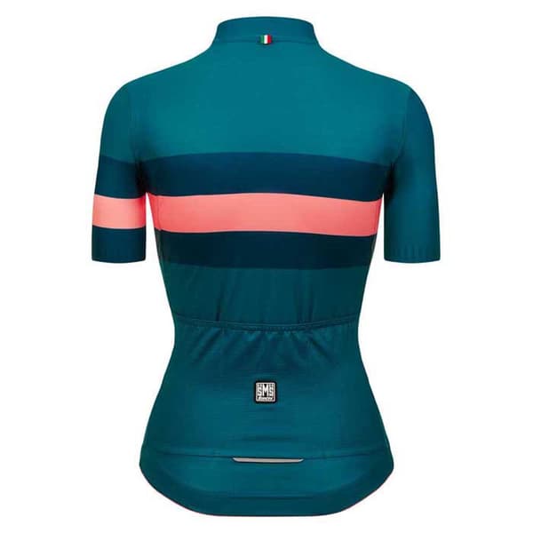 Santini Lyhythihainen Jersey Eco Sleek Bengal Vihreä 2XL Nainen