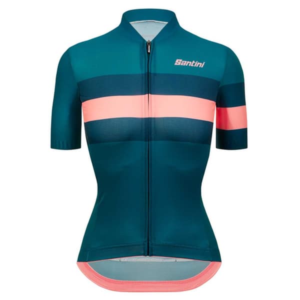 Santini Lyhythihainen Jersey Eco Sleek Bengal Vihreä 2XL Nainen