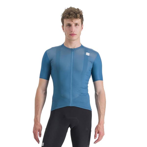 Sportful Kortärmad Tröja Supergiara Blå 2XL Man