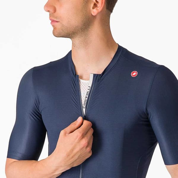 Castelli Kortærmet Trøje Espresso Blå XL Mand