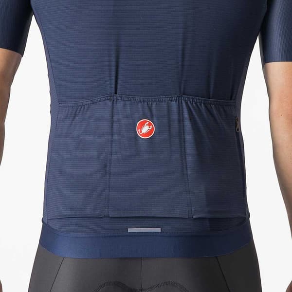 Castelli Kortærmet Trøje Espresso Blå XL Mand