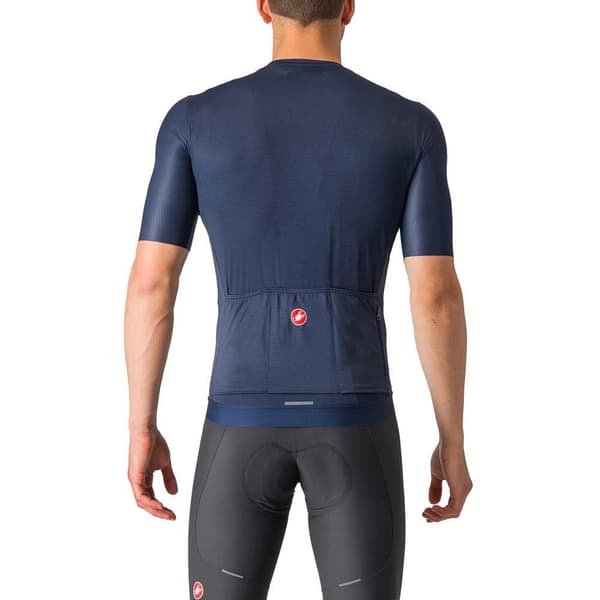 Castelli Kortærmet Trøje Espresso Blå XL Mand