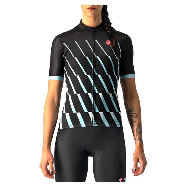 Castelli Kortærmet Jersey Pendio Sort S Kvinde