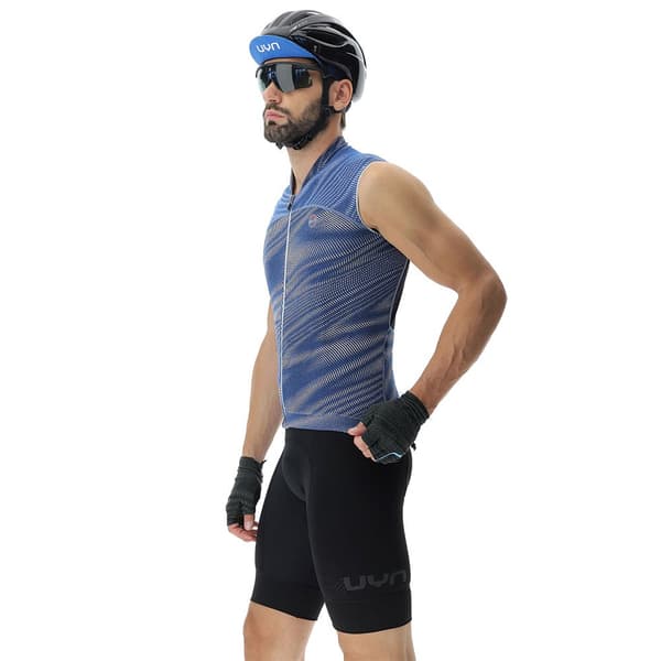 Uyn Ærmeløs Jersey Biking Wave Blå L Mand
