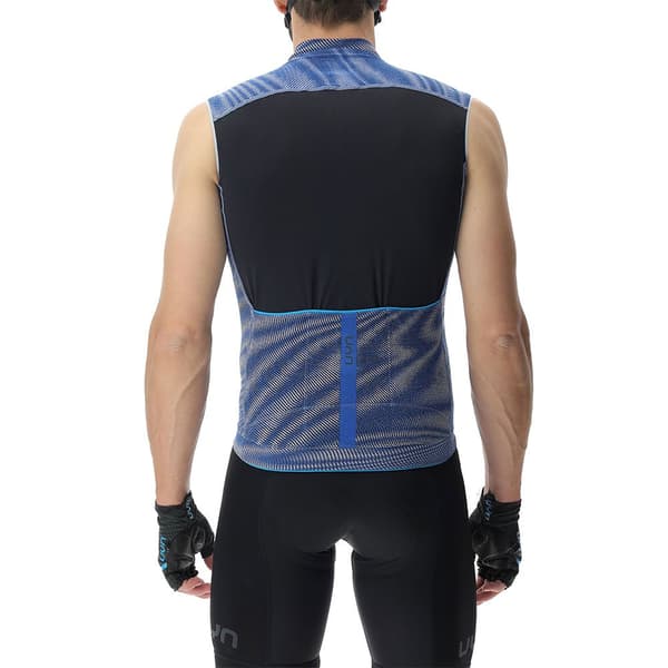 Uyn Ærmeløs Jersey Biking Wave Blå L Mand