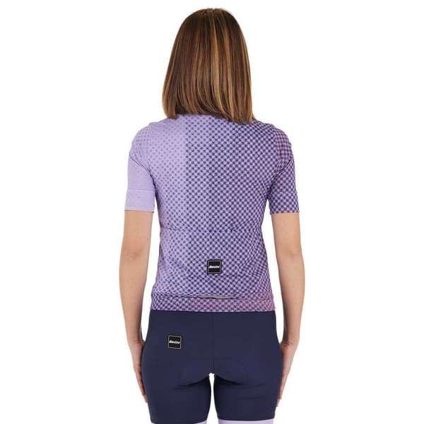 Santini Lyhythihainen Jersey Paws Forma Violetti XS Nainen