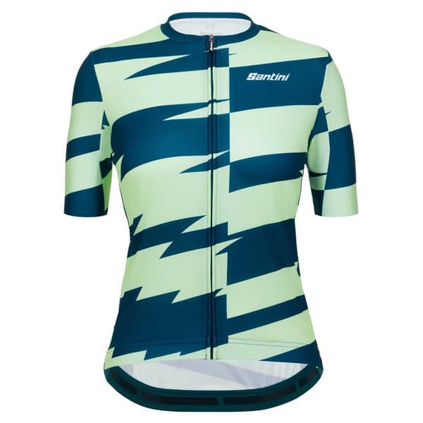 Santini Lyhythihainen Jersey Furia Smart Sininen XS Nainen