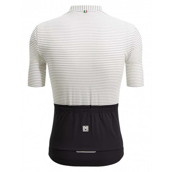 Santini Lyhythihainen Jersey Colore Riga Musta 4XL Mies