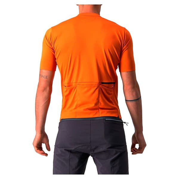 Castelli Kortärmad Tröja Unlimited Allroad Orange XL Man