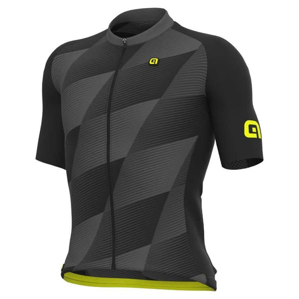 Ale Kortærmet Jersey Square Sort L Mand