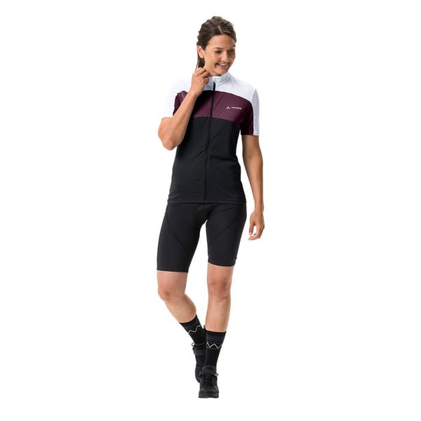 Vaude Bike Kortärmad Tröja Matera Fz Tricot Rosa 38 Kvinna