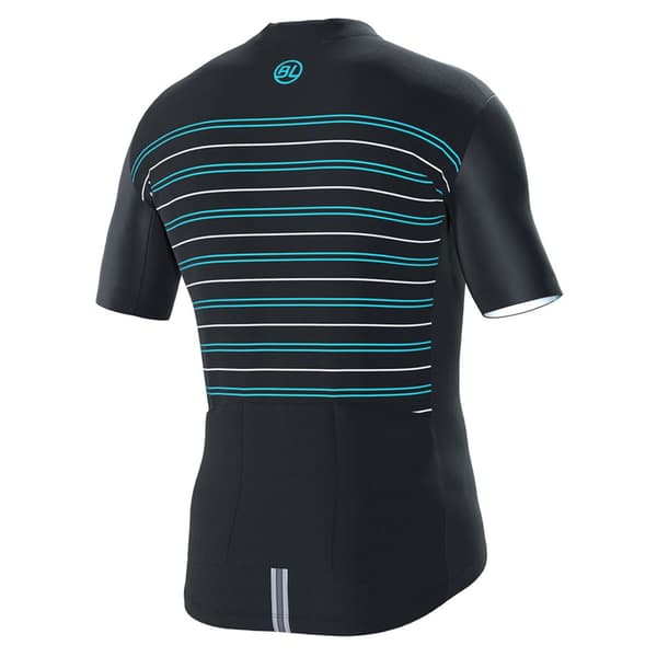 Bicycle Line Kortærmet Jersey Asagio Sort M Mand