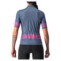Miniatyrbillede 2 af 2: Castelli Kortærmet Jersey Fenice Blå L Kvinde