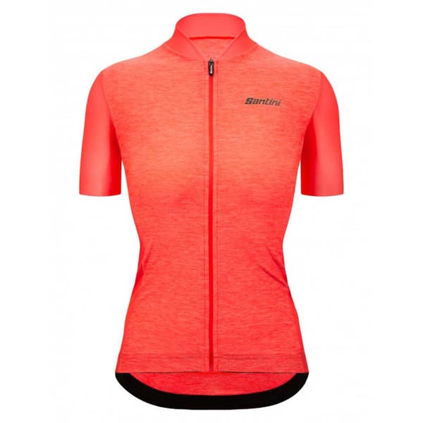 Santini Lyhythihainen Jersey Colore Puro Oranssi XS Nainen