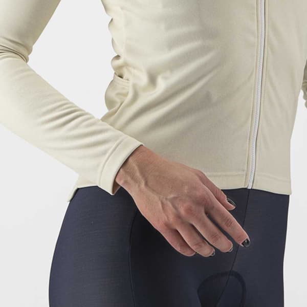Castelli Pitkähihainen Jersey Sinergia 2 Beige XL Nainen