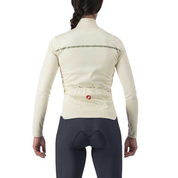 Castelli Pitkähihainen Jersey Sinergia 2 Beige XL Nainen
