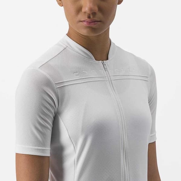 Castelli Kortärmad Tröja Anima 4 Vit XS Kvinna