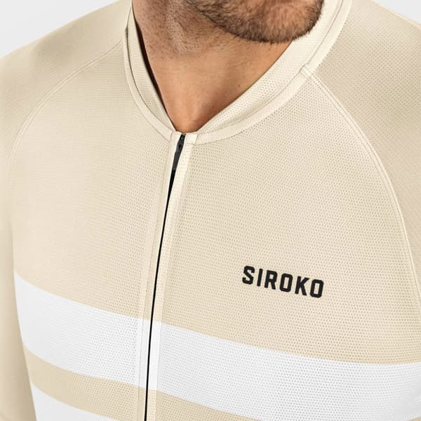 Siroko Kortærmet Trøje M3 Swift Beige XL Mand