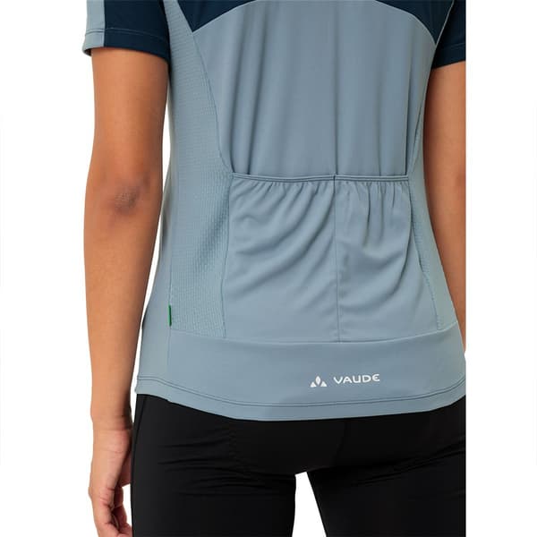 Vaude Lyhythihainen Jersey Matera Fz Sininen 36 Nainen