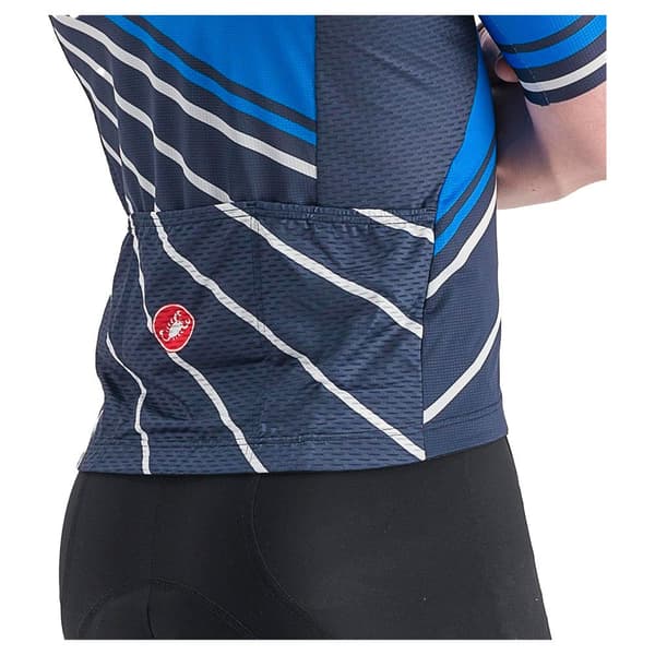 Castelli Kortärmad Tröja Speed Strada Blå S Man