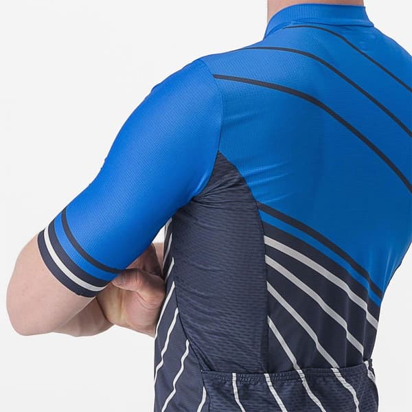 Castelli Kortärmad Tröja Speed Strada Blå S Man