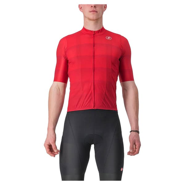 Castelli Lyhythihainen Jersey Livelli Punainen 2XL Mies