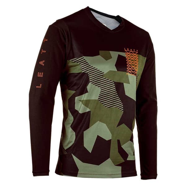 Leatt Langærmet Enduro Trøje Gravity 3.0 Grøn,Sort 2XL Mand