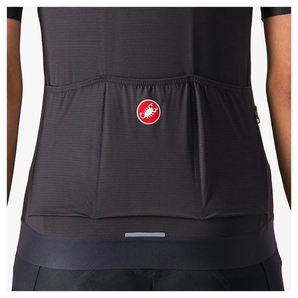 Castelli Espresso Kortärmad Tröja Svart S Kvinna