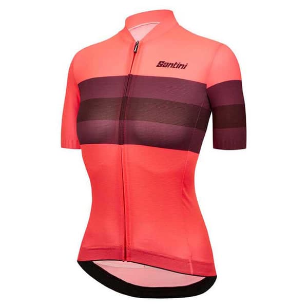 Santini Eco Sleek Bengal Kortärmad Tröja Orange XL Kvinna