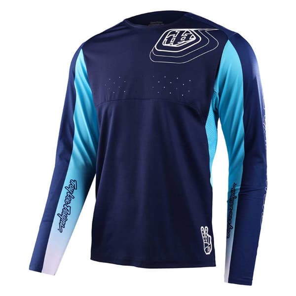 Troy Lee Designs Sprint Endurotrøje Med Lange ærmer Blå S Mand