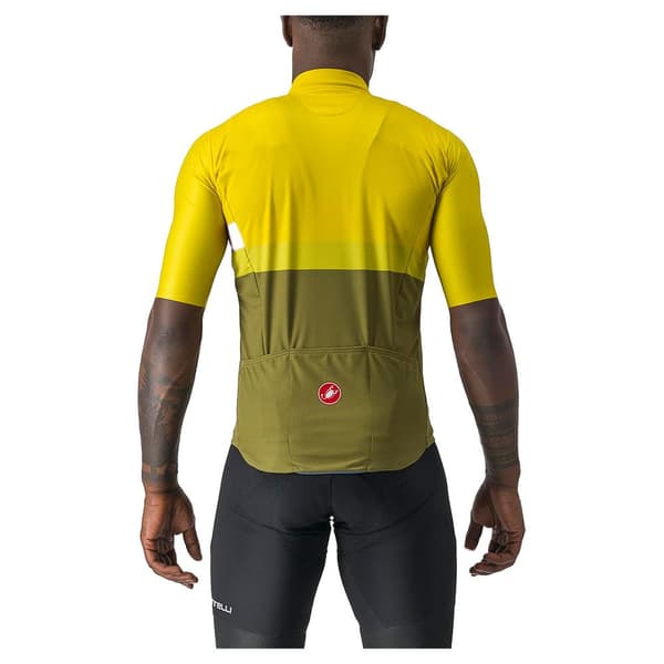 Castelli A Blocco Kortärmad Tröja Grönt,Gul M Man