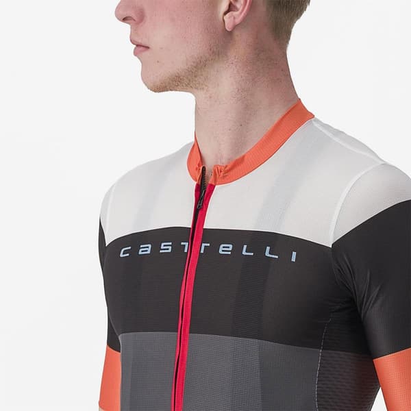 Castelli Sezione Lyhythihainen Paita Harmaa 2XL Mies