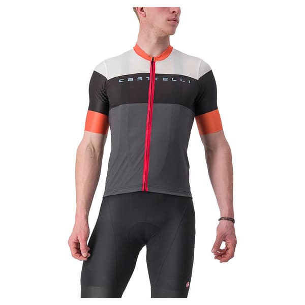 Castelli Sezione Lyhythihainen Paita Harmaa 2XL Mies