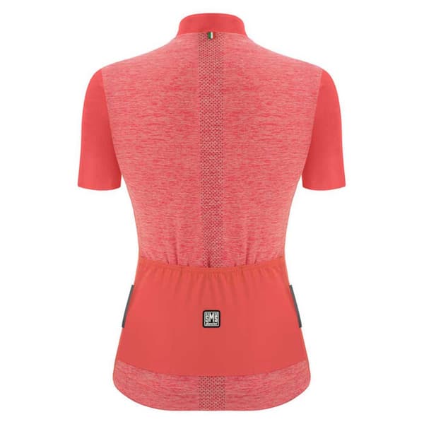 Santini Colore Puro Kortärmad Tröja Röd XS Kvinna