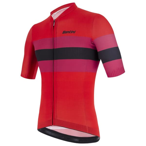 Santini Ecosleek Bengal Lyhythihainen Paita Punainen XS Mies